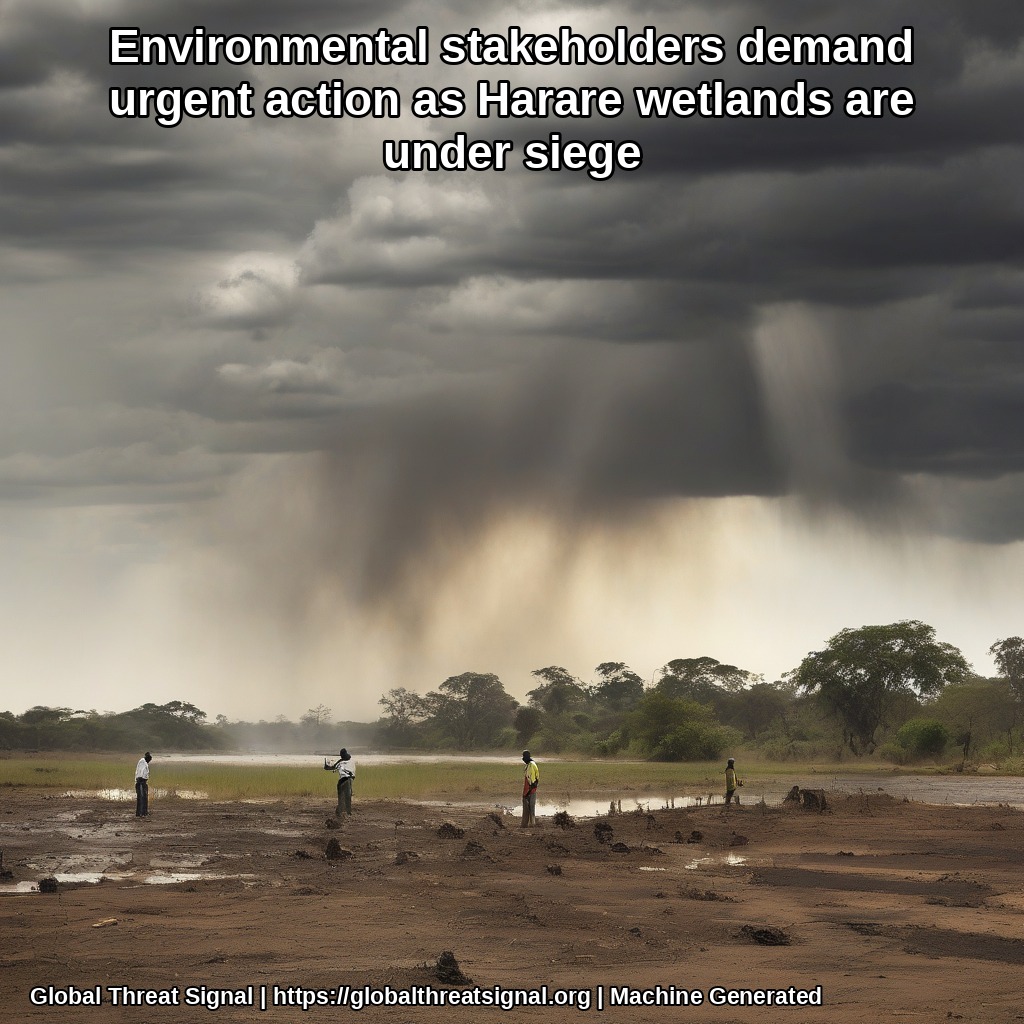 Environmental stakeholders demand urgent action as Harare wetlands are under siege